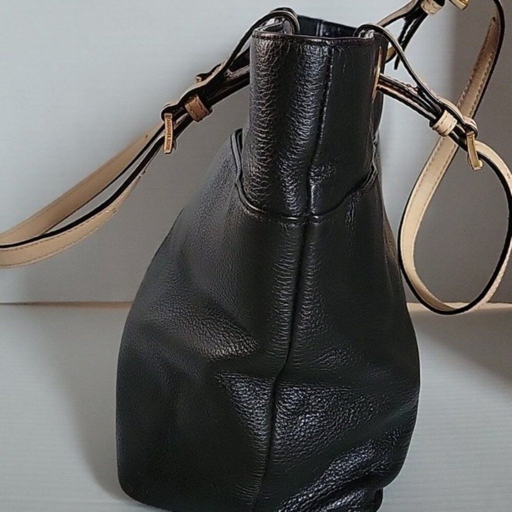 Michael Kors Tote Shoulder Bag Bedford Medium Pebbled Leather Women's Woman's - Picture 3 of 15